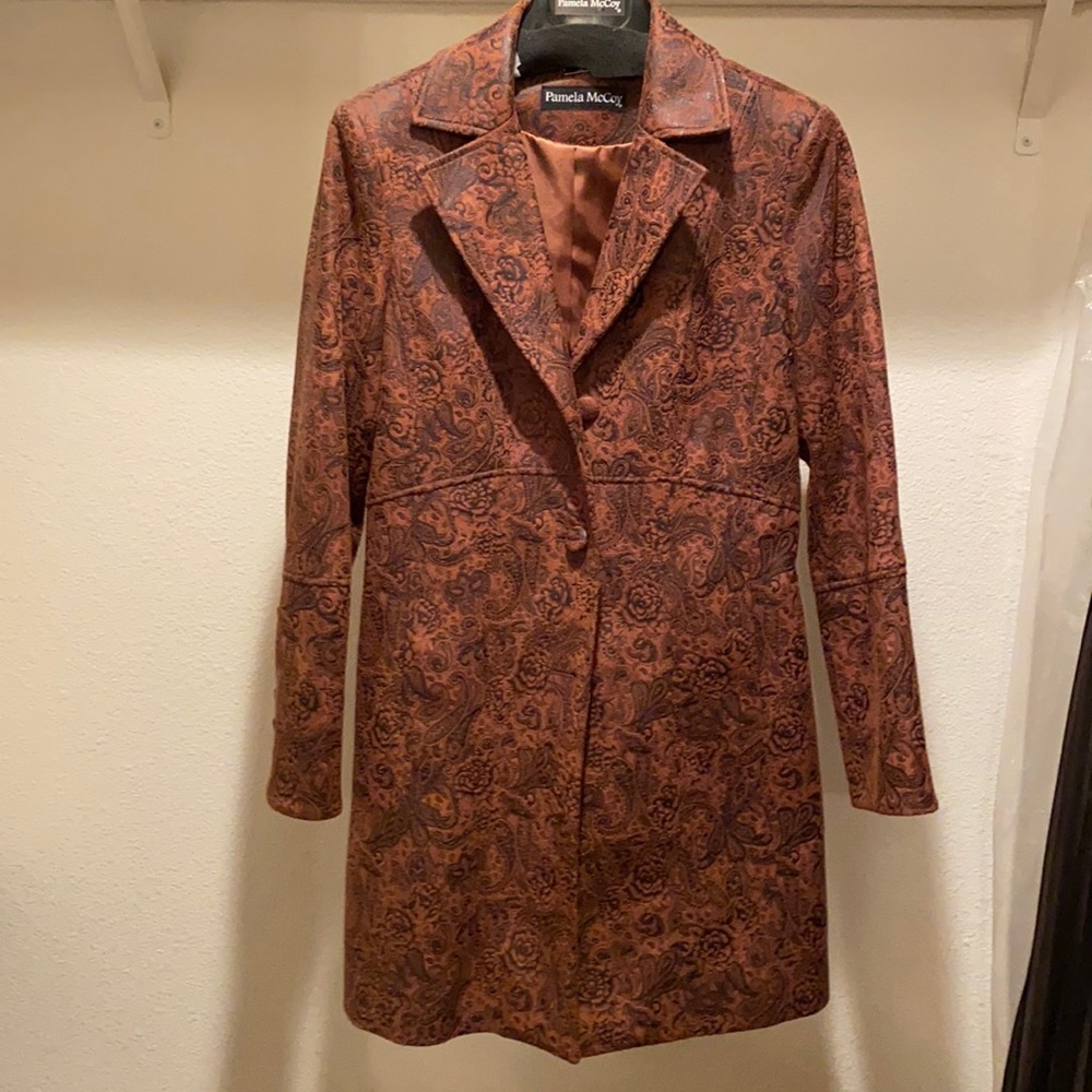 Pamela McCoy leather jacket size: extra small